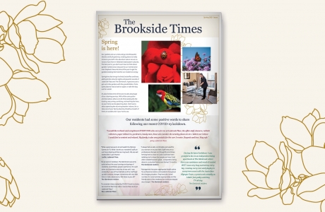 Spring is here and so is the latest edition of The Brookside Times